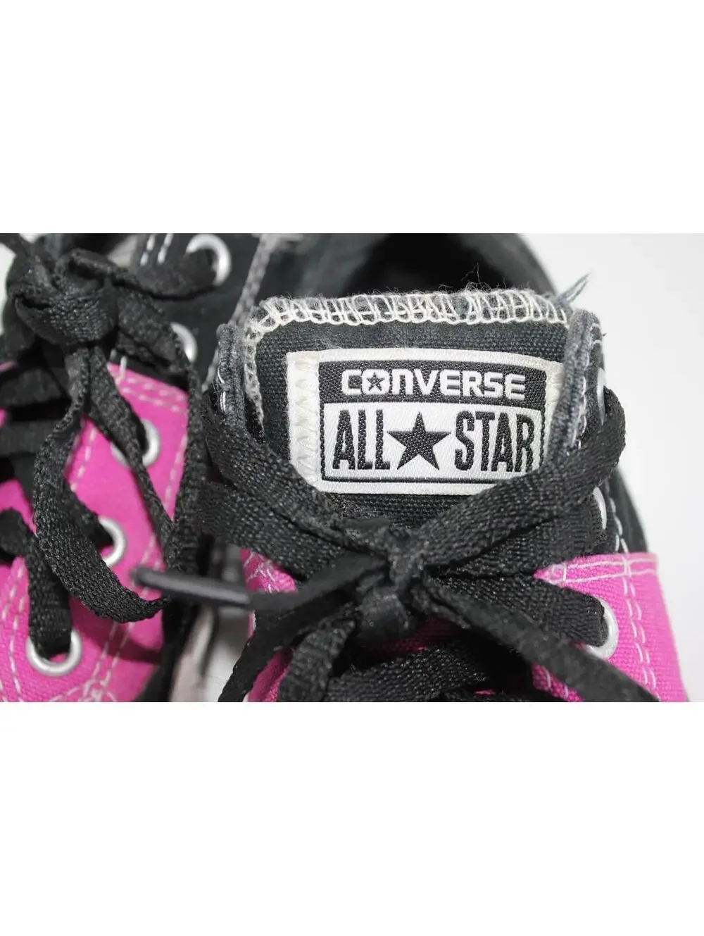 Converse Chuck Taylor Madison OX 651748F Pink Black Kids Sneakers Juniors US 13